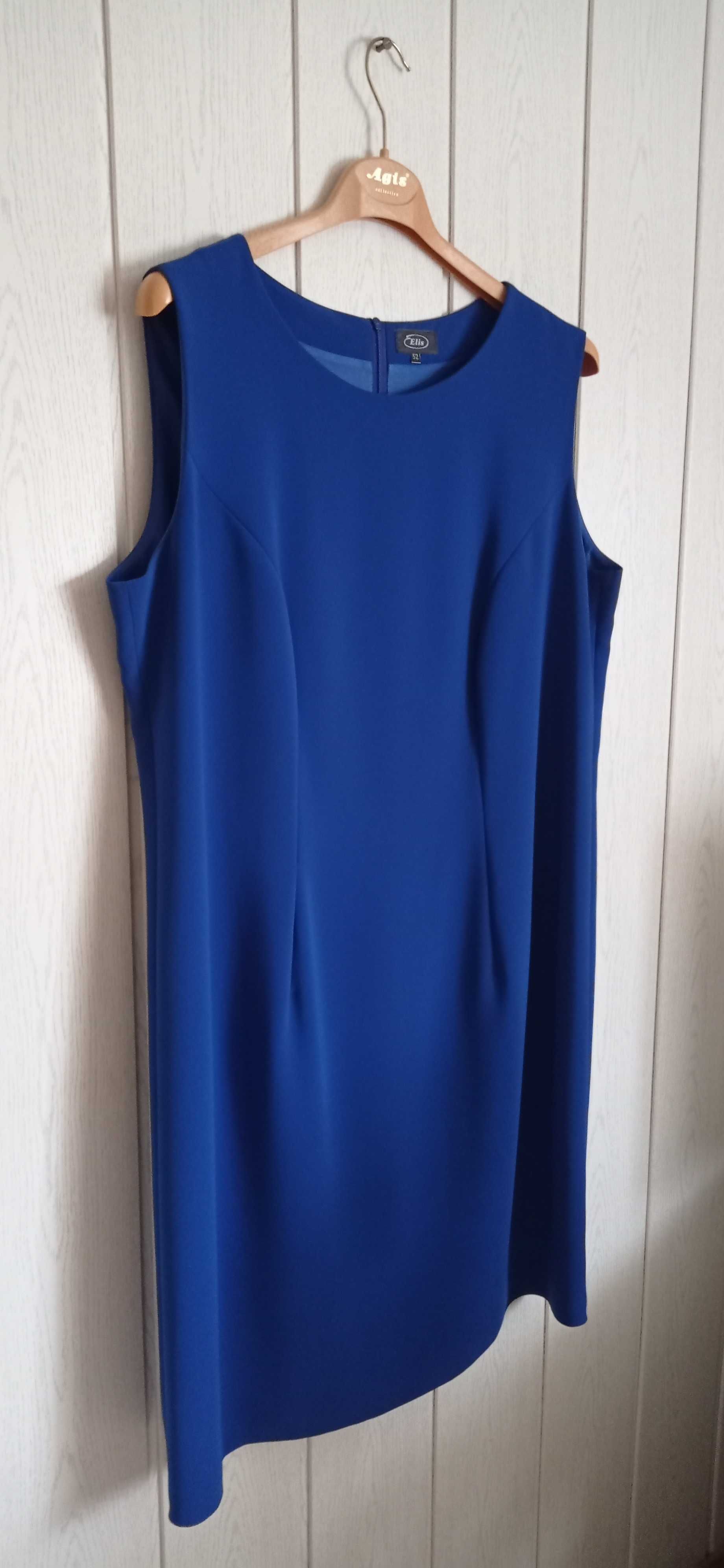 Elegancki komplet sukienka i narzutka r.52 ślub wesele chrzciny