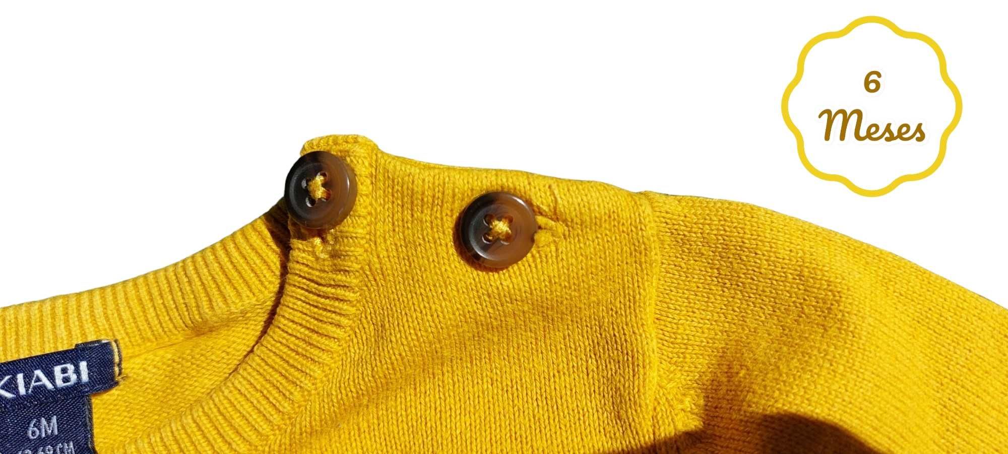 Camisola Amarelo Torrado Kiabi 6 meses