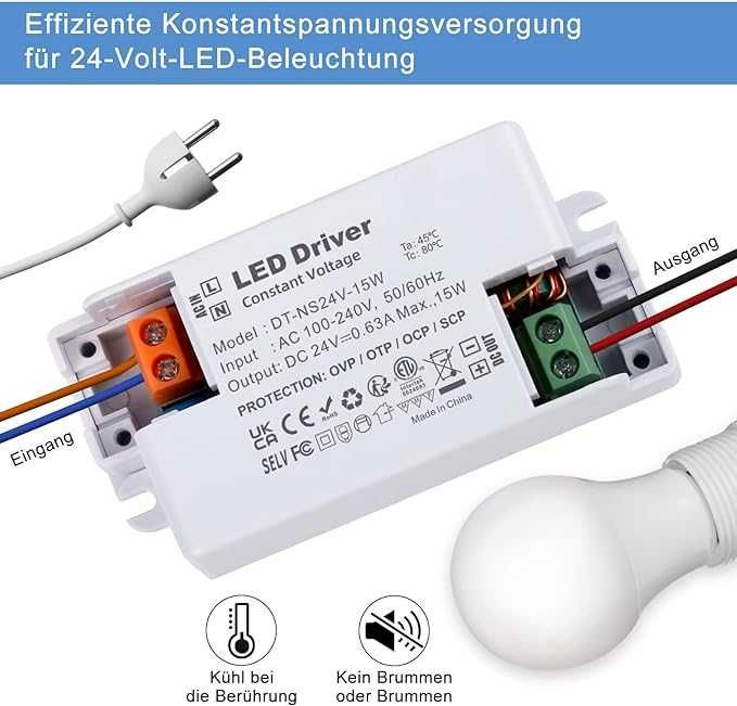 Transformator LED 12V 1.25A 15W