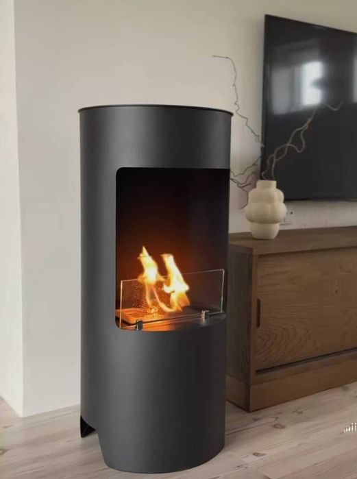 Biokominek kominek wolnostojący na bio etanol choinka + Szyba Dostawa