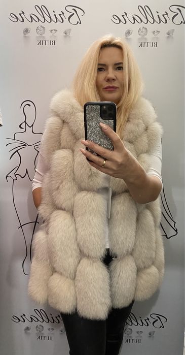 Kamizelka futro naturalne
