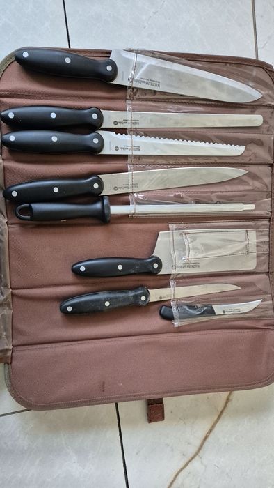 Zestaw szefa, noże Waltmann 8 sztuk