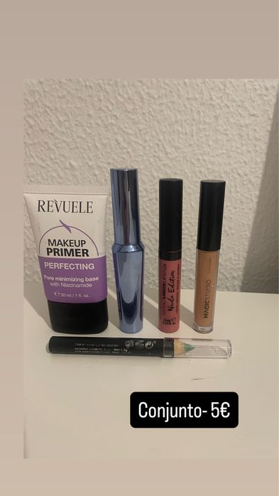 Produtos de beleza- cremes, maquilhagem etc