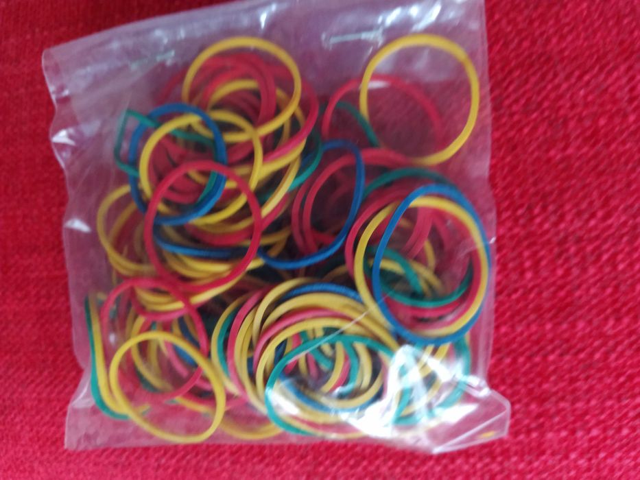 Embalagem elásticos várias cores