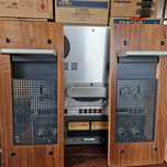 B67 Studer Drewniane boki z uchwytami Magnetofon szpulowy