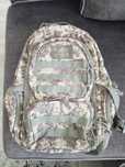 Dwukomorowy plecak szkolny St.Right 30 L, Military Moro BP36