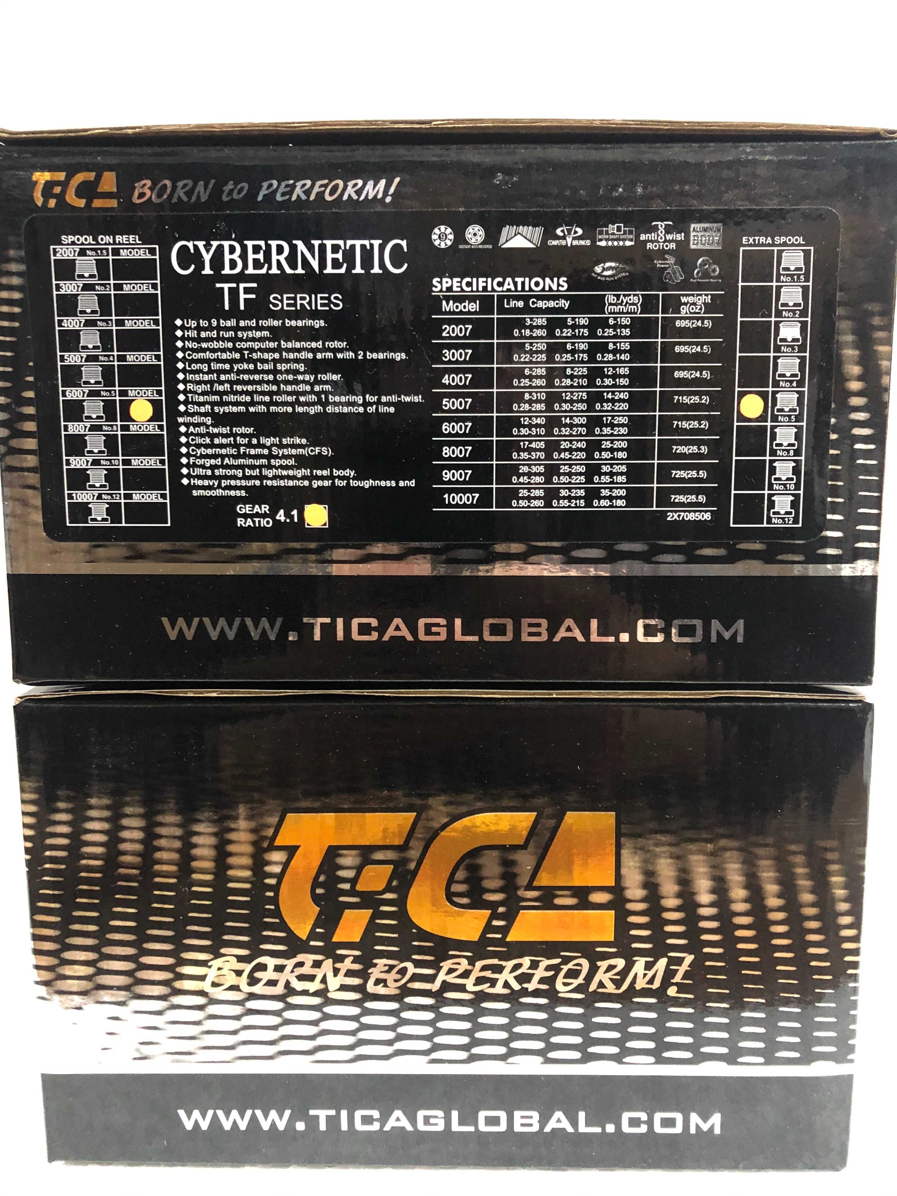 Катушка Tica Abyss Cybernetic TF6007R та TF5007R