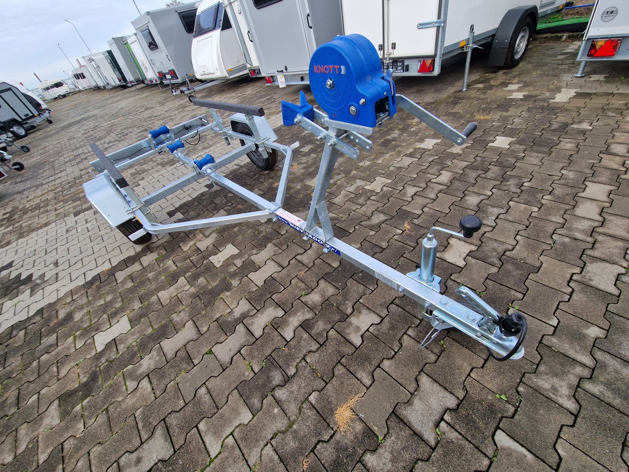 Nowa Przyczepa Podłodziowa ponton łódź 350 - 550cm Niewiadów P400 P415