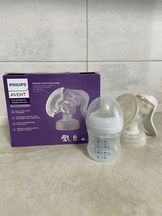 Молоковідсмоктувач механічний Philips Avent(нова пляшечка в подарунок)