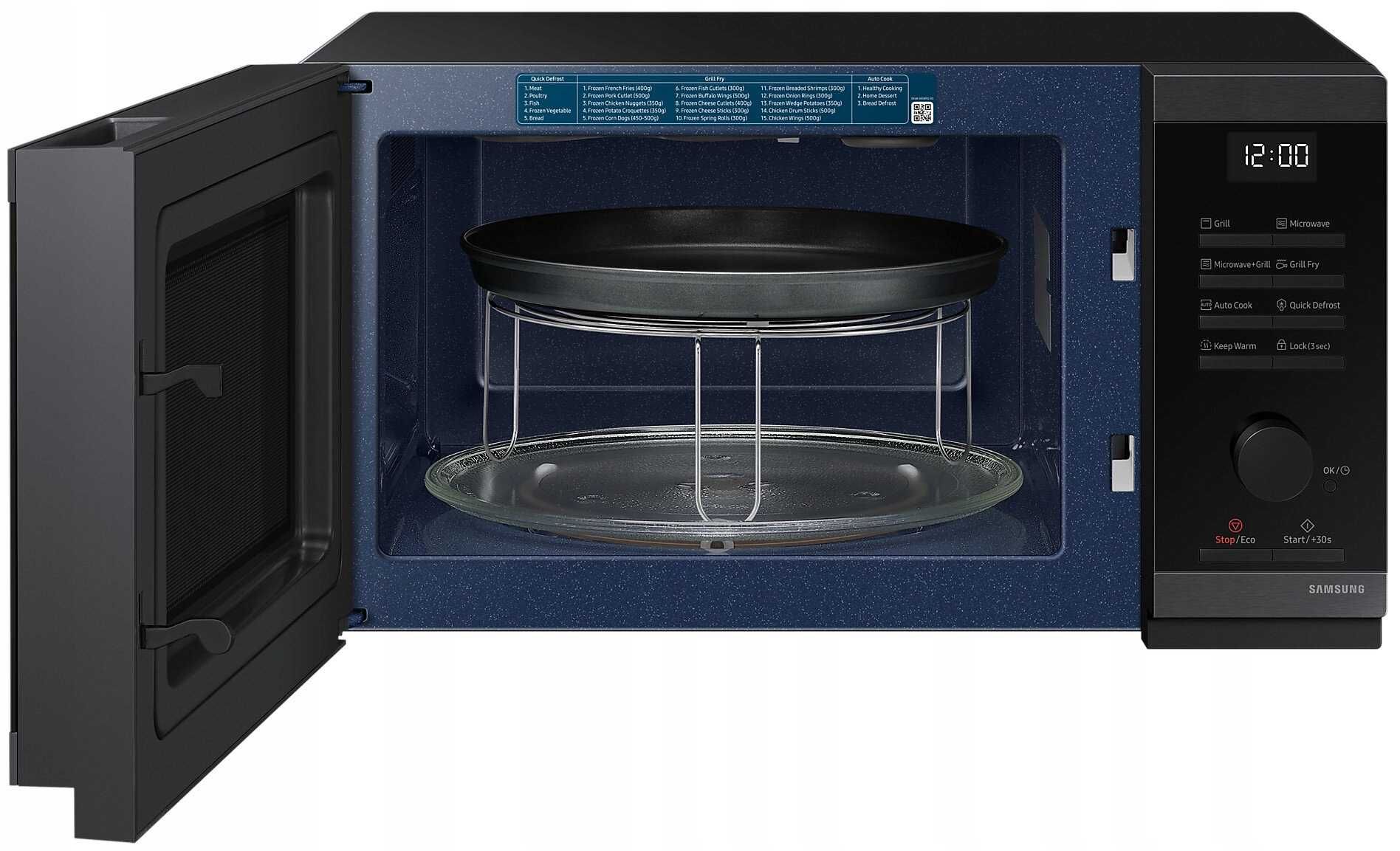 Kuchenka mikrofalowa SAMSUNG MG23DG4524CGE2 23L Grill Fry nowa