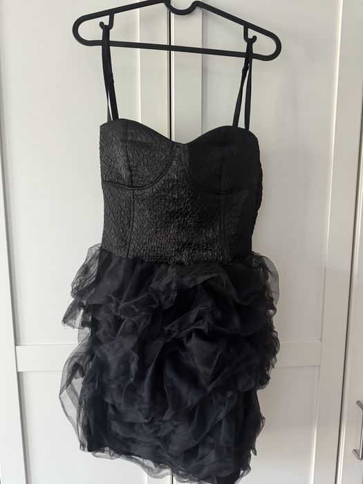 Sukienka czarna krótka hallowen