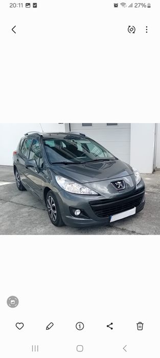 Pegeout 207 Sw 1.4  Trendy impecável 165000 kms (POUPE 750€)