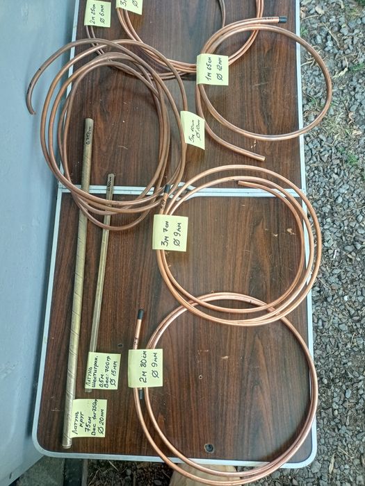 Трубка медь, прут, латунь,