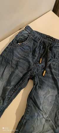 Ocieplane spodnie jeansowe dżinsowe z podszewką Reserved 110