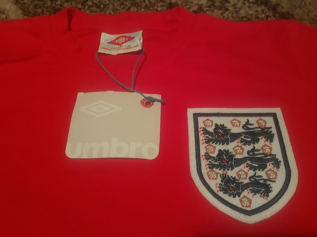 Bluzka Umbro England nowa rozmiar M World Cup Winners 1966 rarytas