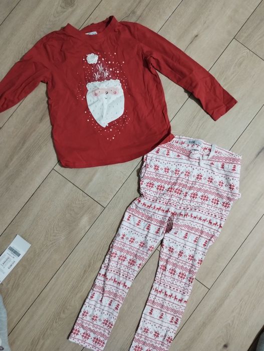 Piżama świąteczna Mikołaj 122/128