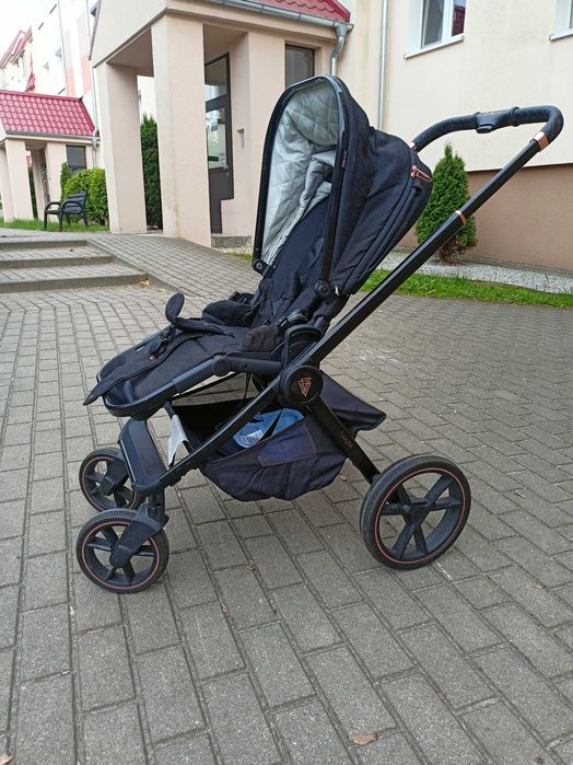 Wózek Venicci Tinum SE Stylish Black 2w1 gondola spacerówka dziecięcy