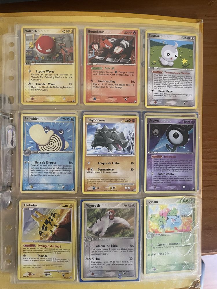 Binder pokémon - cartas