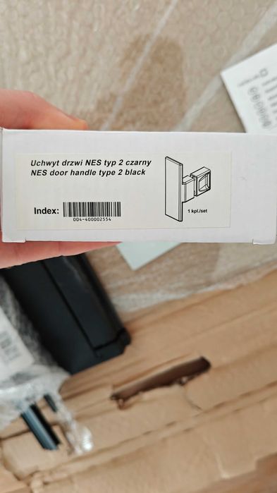 Kabina Prysznicowa Radaway Nes DWJ I 90 Prawe Czarny/Factory