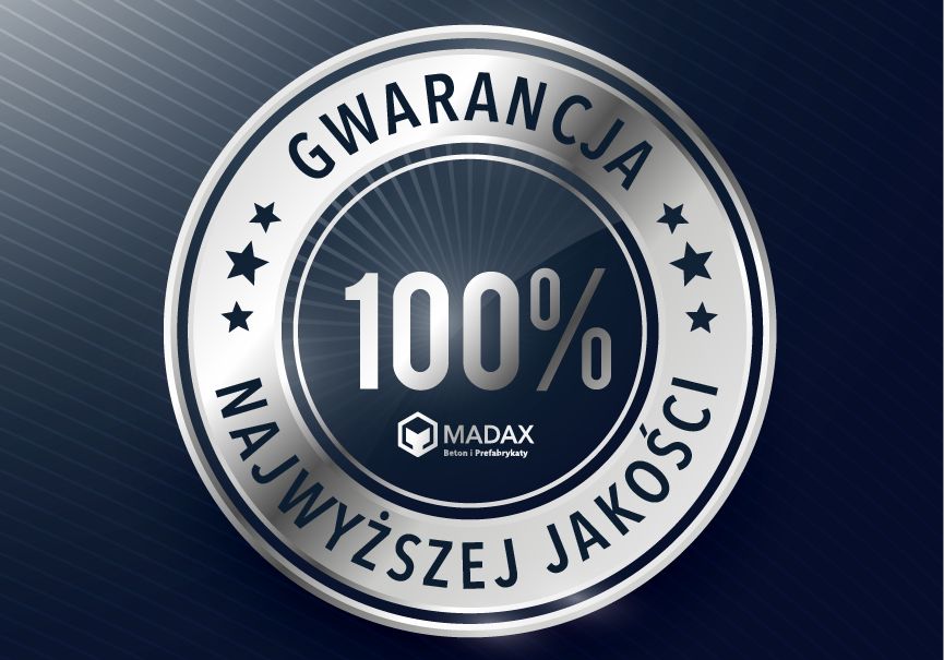 Bloczki betonowe wym. 12x24x38 cm MADAX