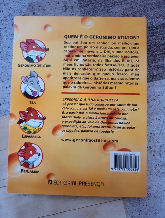 Geronimo Stilton Expedição à Ilha Borboleta Editorial Presença