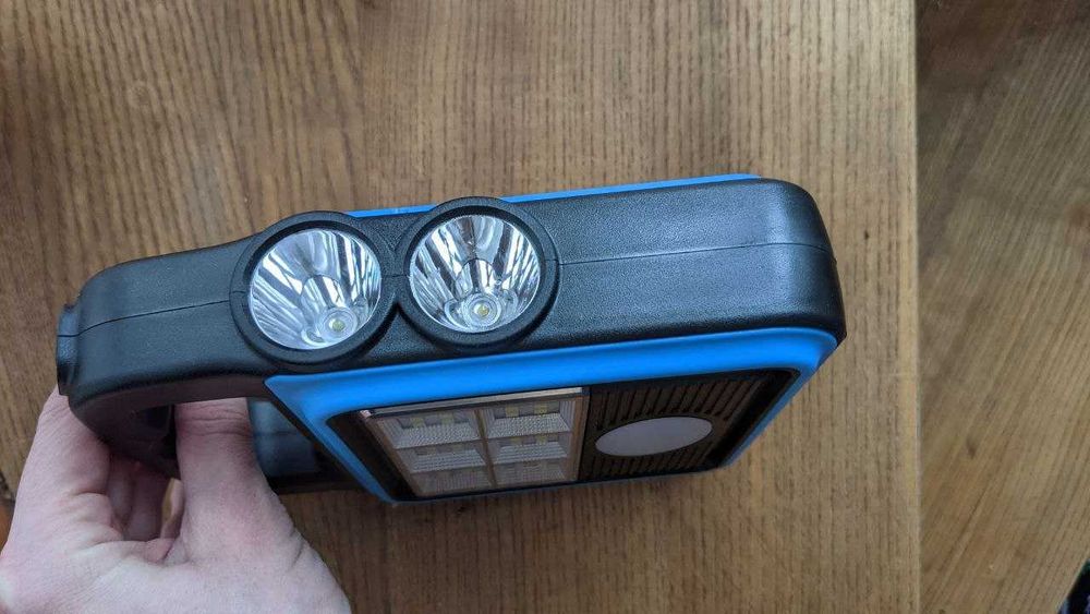 HS-8020A / HS-8020B  - LED ліхтарик + USB Power bank + сонячна панель