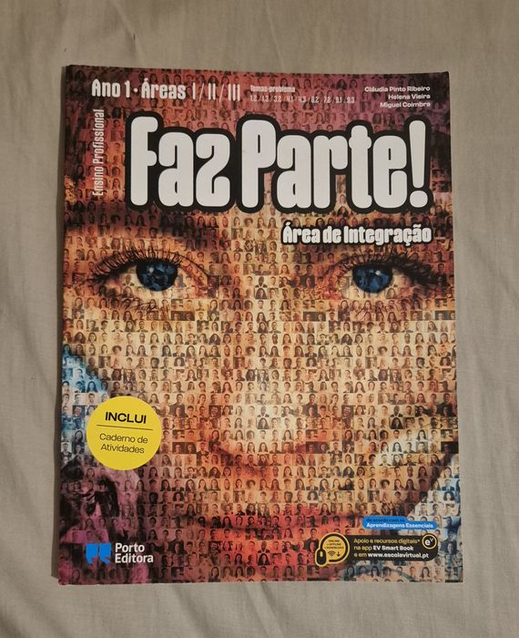 Manual Faz Parte! de área de integração 10 ano ensino profissional