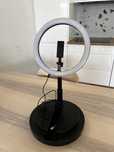 Lampa LED ring okrągła do nagrywania statyw na telefon