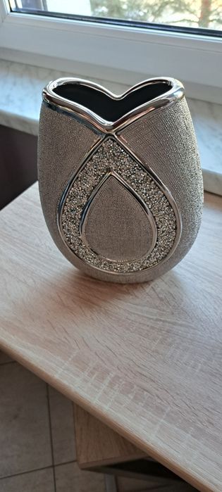 Wazon glamour  srebny