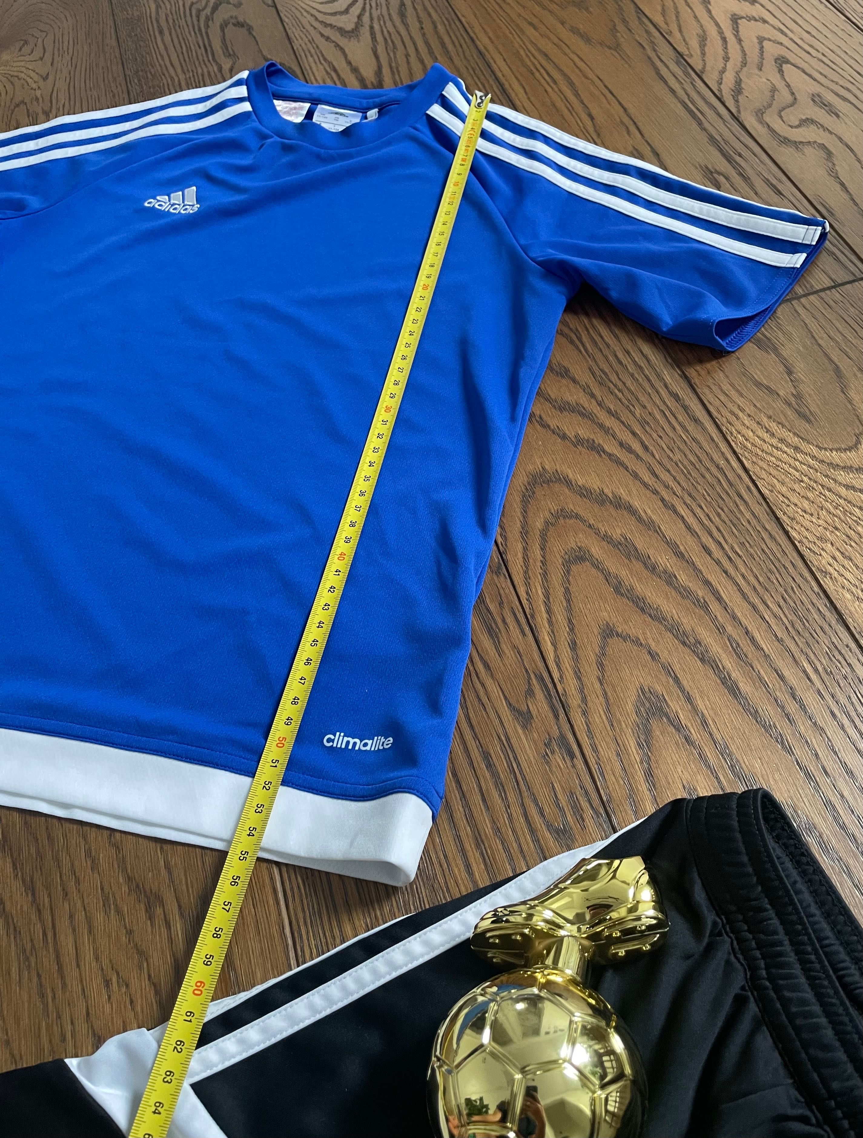 Adidas koszulka piłkarska climalite niebieska dla piłkarza
