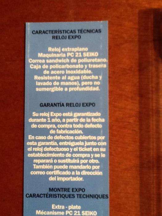 Colecionadores  Relógio Seiko de colecção, comemorativo da Expo de