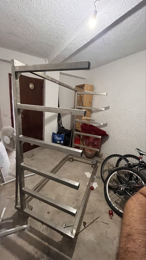 Carro tabuleiros panificação