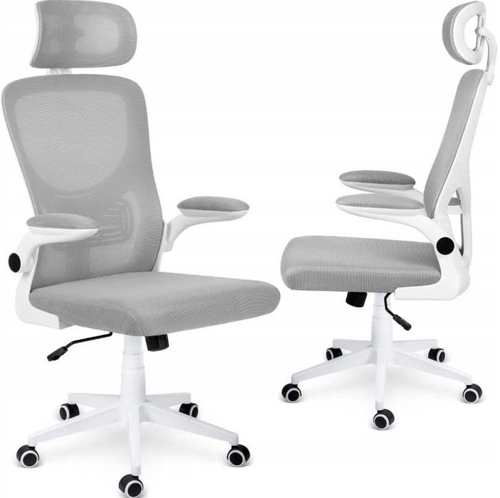 NOWY Fotel Biurowy Obrotowy Ergonomiczny Krzesło Obrotowe Mikrosiatka