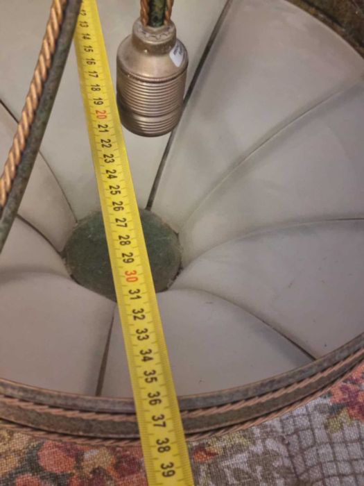 Żyrandol mosiężny