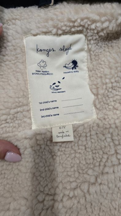 Konges Slojd kurtka jesienna zimowa dla dzieci chłopca dziewczynki