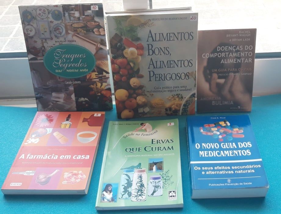 PROMOÇÕES: Livros sobre saúde: Alimentação, consulte a lista