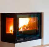 Kominek narożny,wklad kominkowy 12-15kW wraz z obudową.