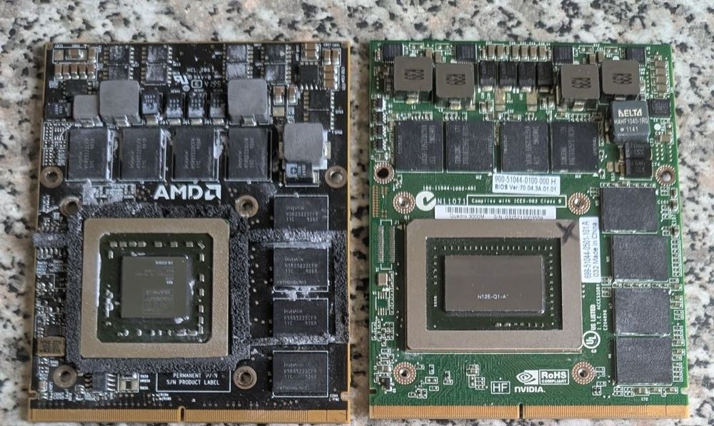 MXM відеокарти для ноутбука