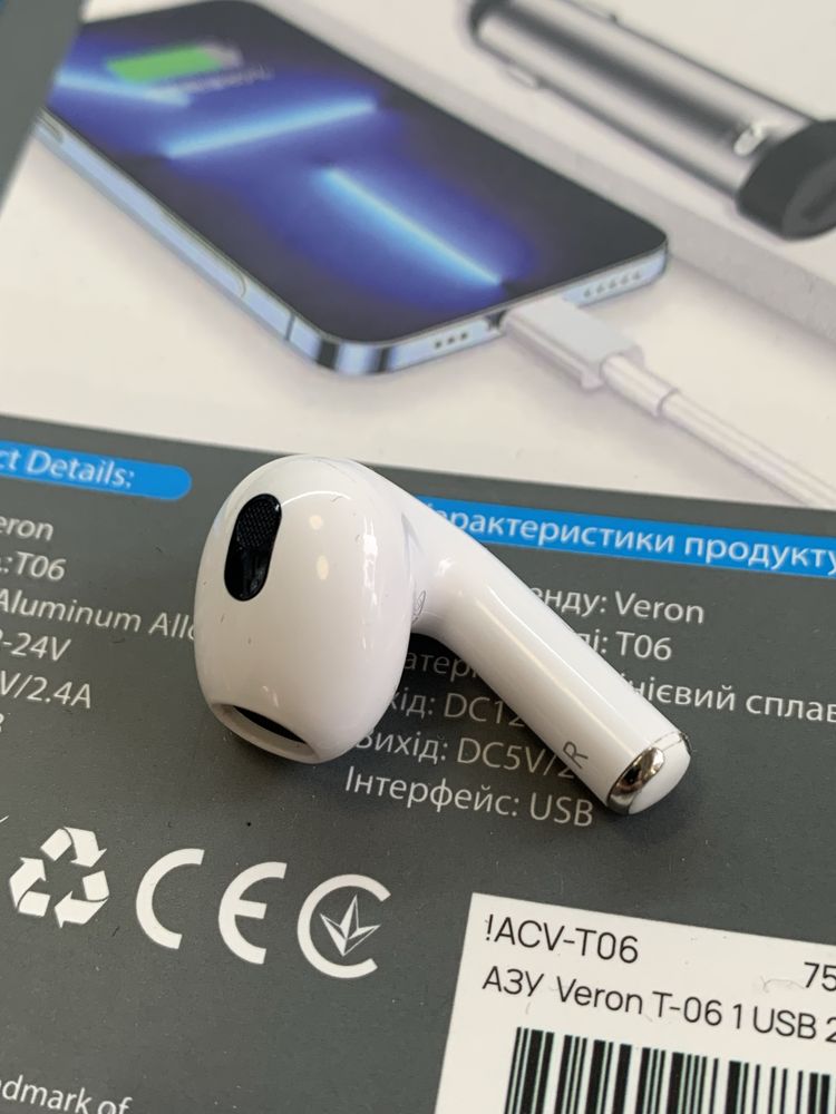 Продам навушник ухо праве airpods 3