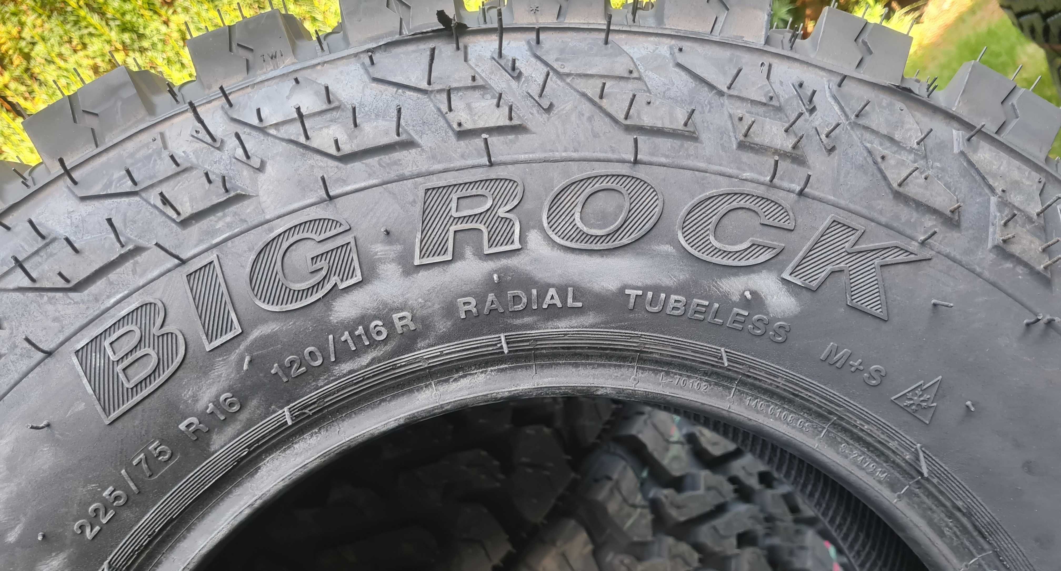 225/75R16 4 x opony terenowe M/T Geyer & Hosaja/Gepard Silica-Big Rock