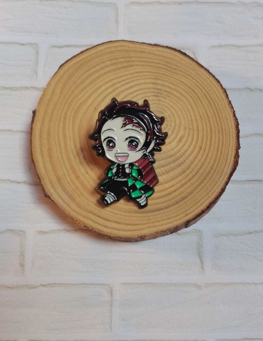 Przypinka, badzik, pin, broszka: Tanjirou Kamado (anime Demon Slayer)