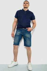 Шорти чоловічі джинсові, колір синій, 244RB004