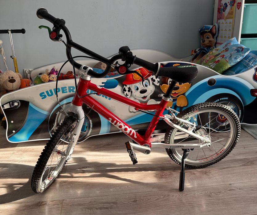 Rower dla dziecka 16’’ rowerek Woom 3 czerwony super lekki