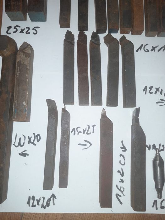 Zestaw noży tokarskich PRL