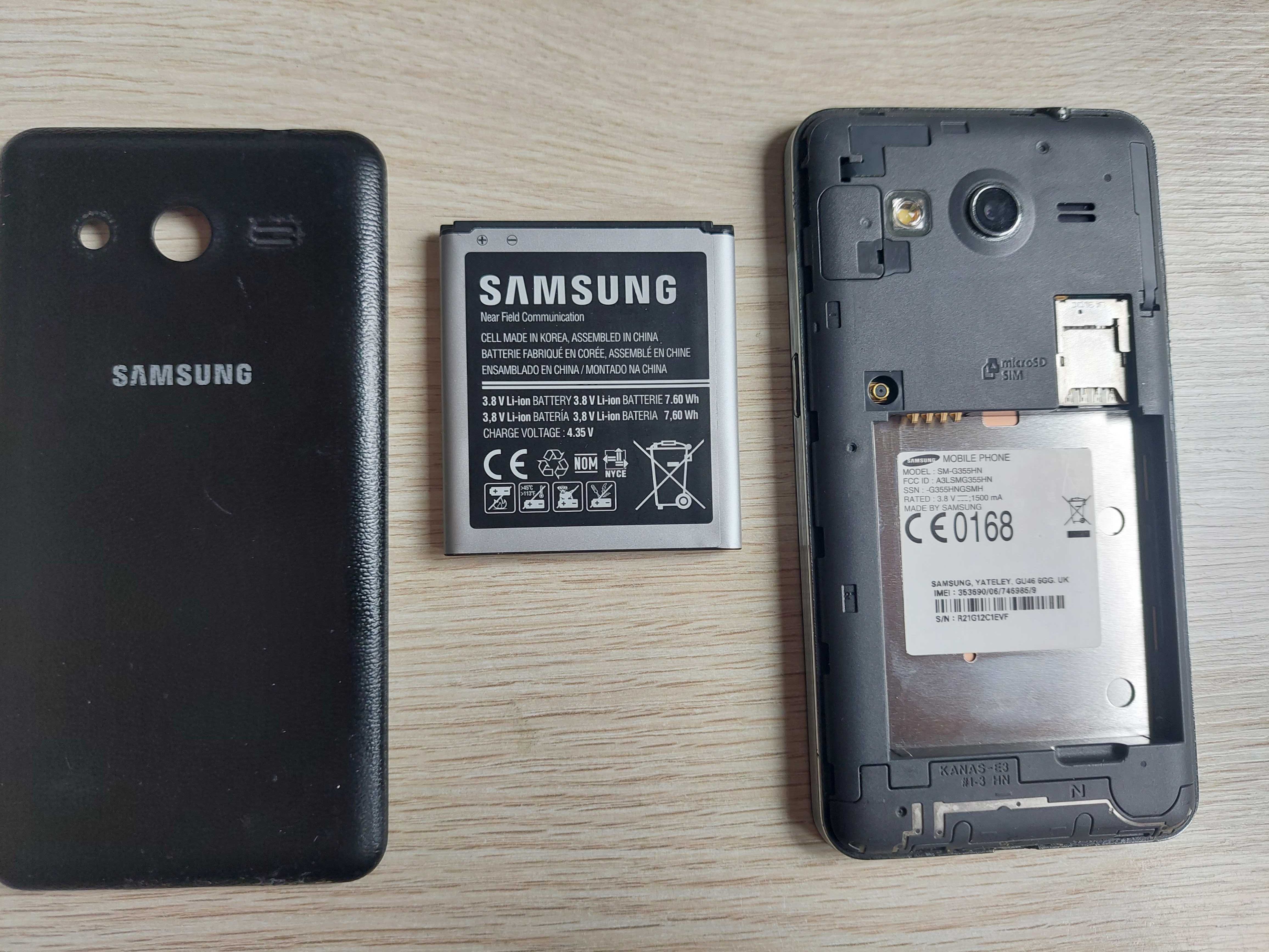 Samsung Galaxy Core 2 SM-G355HN uszkodzony na części