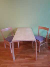 Stół i 2 krzesła