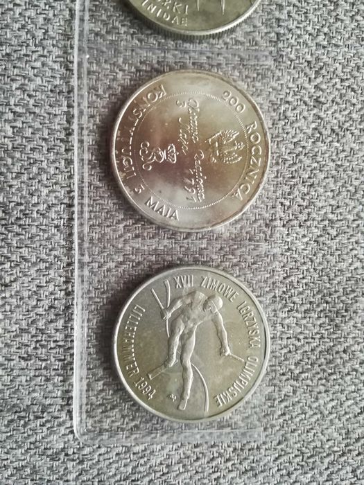 4 monety 10000zł 20000zł 1990r 1993r