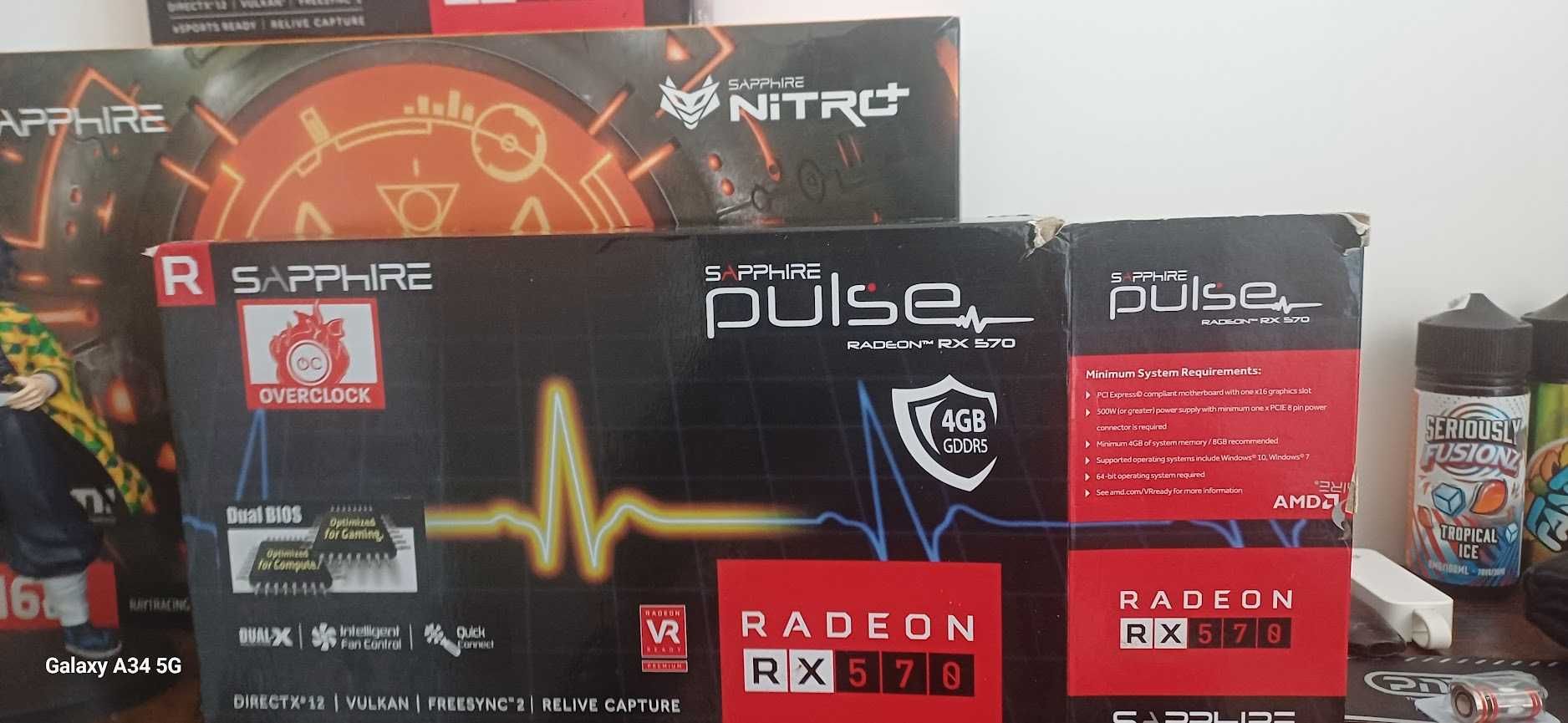 AMD Radeon Sapphire Pulse RX 570 4GBs