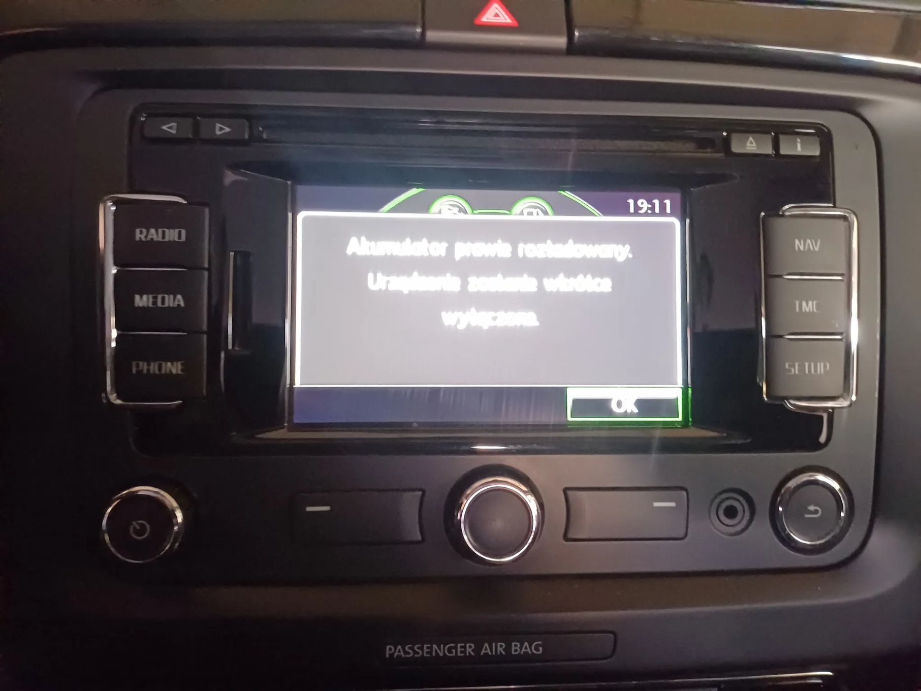 Nawigacja RNS 315 Skoda superb II 3T0035192N + KOD