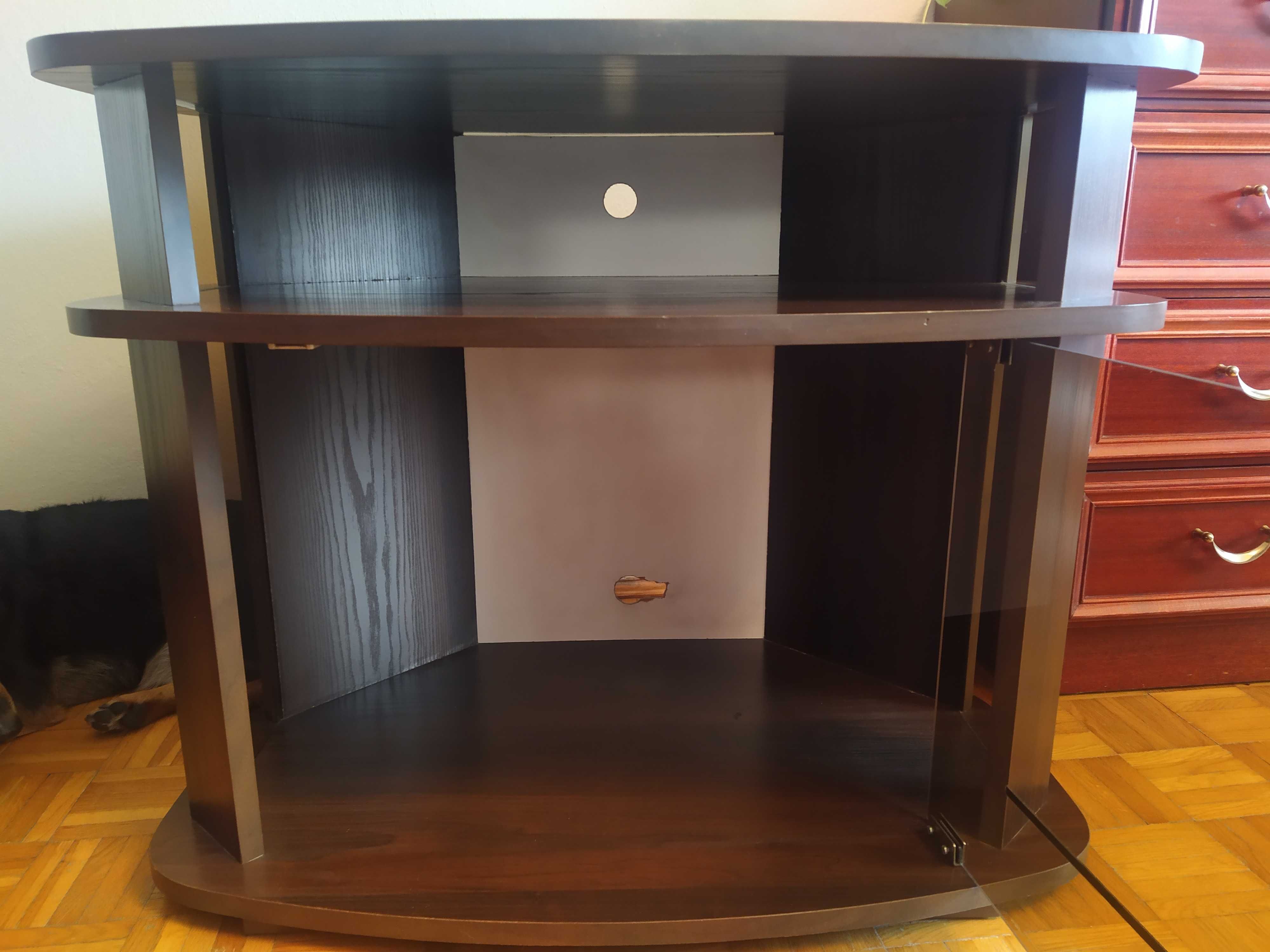 Szafka pod TV brązowa